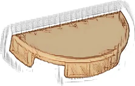 Tile, Round 1 x 2 Half