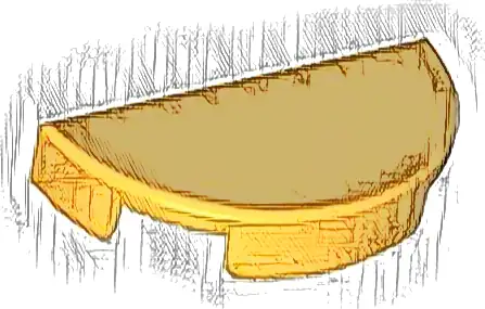 Tile, Round 1 x 2 Half