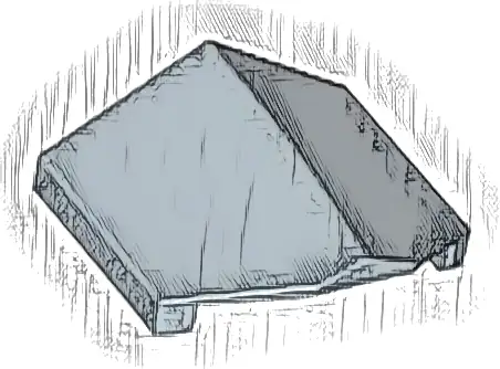 Slope, Curved 33 2 x 2 Double / Inverted