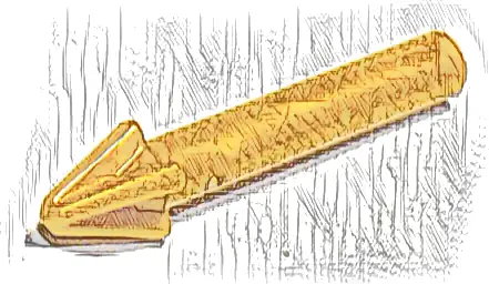 Minifigure, Weapon Harpoon, Smooth Shaft