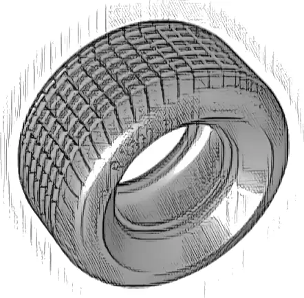 Tire 81.6 x 44 R