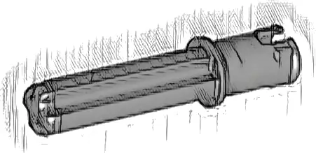 Technic, Axle  2L with Pin with Friction Ridges