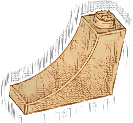 Arch 1 x 3 x 2 Inverted