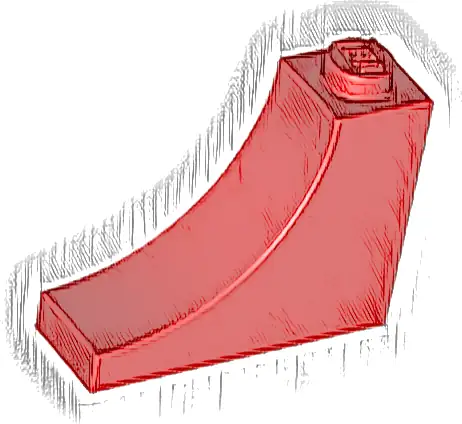 Arch 1 x 3 x 2 Inverted