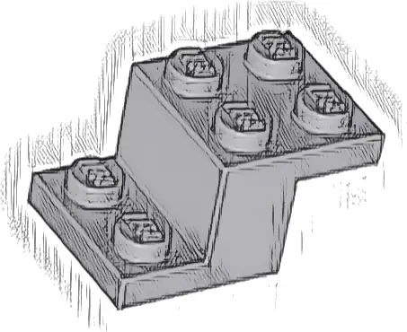 Bracket 3 x 2 x 1 1/3