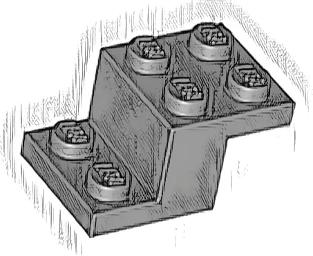 Bracket 3 x 2 x 1 1/3