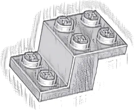Bracket 3 x 2 x 1 1/3