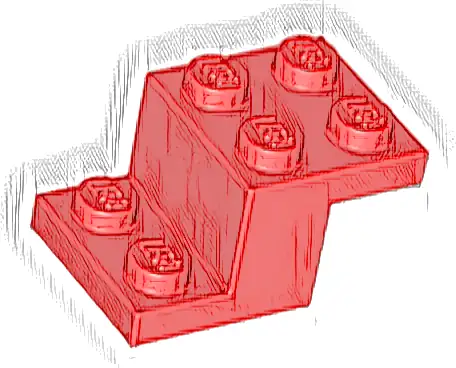 Bracket 3 x 2 x 1 1/3