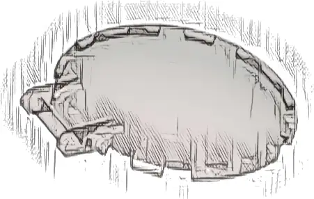 Dish 6 x 6 Inverted with Bar Handle