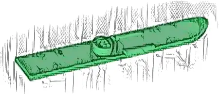 Minifigure, Utensil Ski 6L (48mm Long)