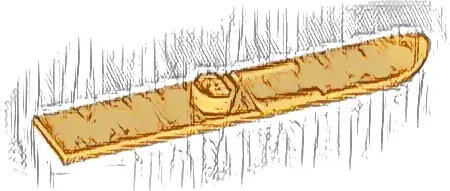 Minifigure, Utensil Ski 6L (48mm Long)