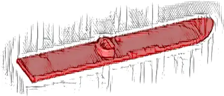 Minifigure, Utensil Ski 6L (48mm Long)