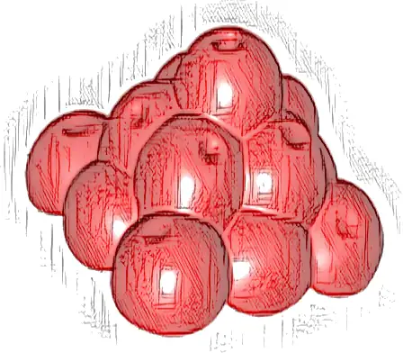 Duplo Fruit Pyramid - Round Bottom Tube