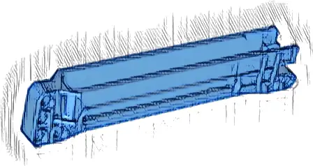 Technic, Gear Rack 1 x 14 x 2 Housing