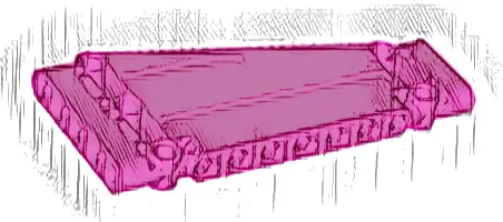 Technic, Panel Plate 5 x 11 x 1 Tapered