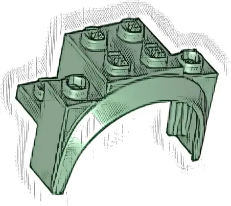 Vehicle, Mudguard 4 x 2 1/2 x 2 1/3 with Arch Round