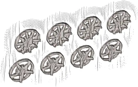 Wheel Cover 5 Spoke and 10 Spoke for Wheel 18976, 8 in Bag - 4 of Each (Multipack)