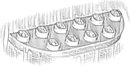 Plate, Round Corner 2 x 6 Double