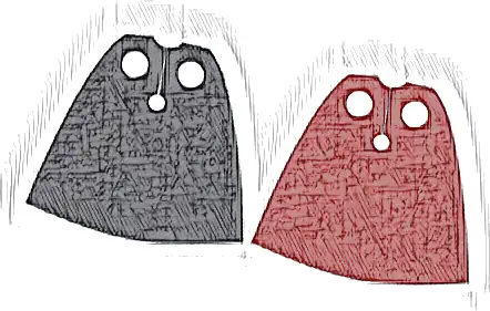 Minifigure Cape Cloth, Standard - Spongy Stretchable Fabric with Black and Dark Red Sides (Moff Gideon)