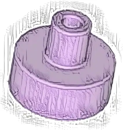 Tile, Round 1 x 1 with Bar and Pin Holder