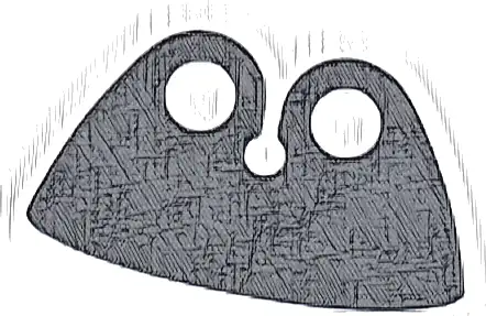 Minifigure Cape Cloth, High Rounded Collar