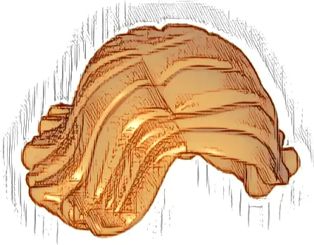 Minifigure, Hair Female Short Swept Sideways