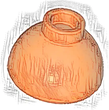 Brick, Round 1 1/2 x 1 1/2 x 2/3 Dome Top