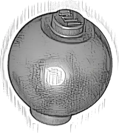 Brick, Round 2 x 2 Sphere with Stud / Robot Body