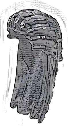 Minifigure, Hair Long Dreadlocks