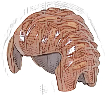 Minifigure, Hair Short Swept Back with Sideburns and Widow's Peak