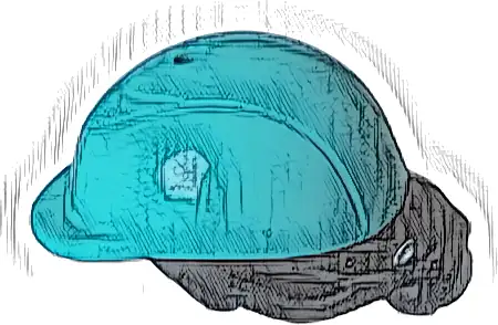 Mini Doll, Hair Combo, Hair with Hat, Bun and Side Bangs, Hole on Top with Molded Dark Turquoise Horse Riding Helmet Pattern