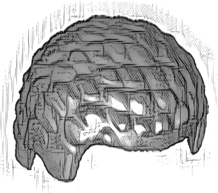 Minifigure, Hair Male with Coiled Texture