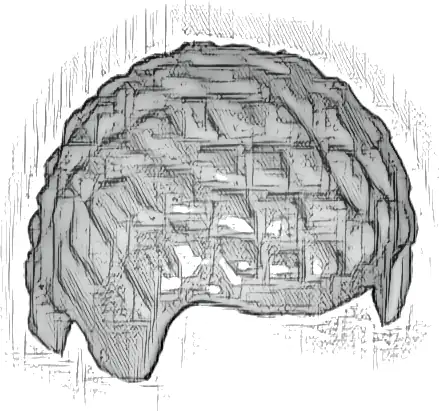 Minifigure, Hair Male with Coiled Texture