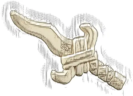 Minifigure, Weapon Bone Knife