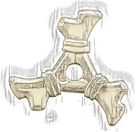 Minifigure, Weapon Bone Shuriken Throwing Star