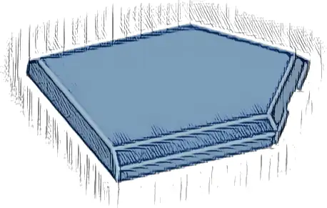 Tile, Modified 2 x 3 Pentagonal