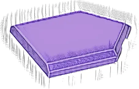 Tile, Modified 2 x 3 Pentagonal