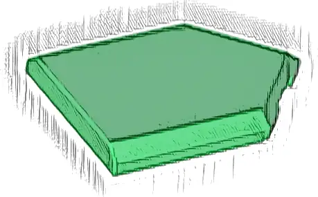 Tile, Modified 2 x 3 Pentagonal