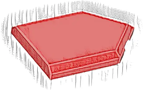 Tile, Modified 2 x 3 Pentagonal