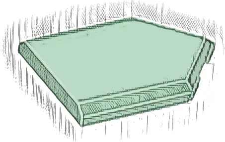 Tile, Modified 2 x 3 Pentagonal