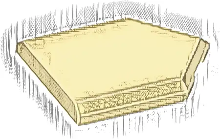 Tile, Modified 2 x 3 Pentagonal