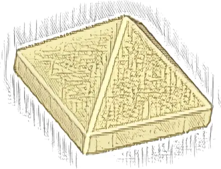 Slope 45 1 x 1 x 2/3 Quadruple Convex Pyramid