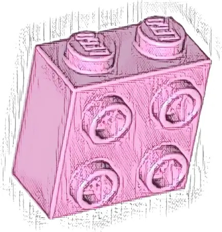 Brick, Modified 1 x 2 x 1 2/3 with Studs on Side