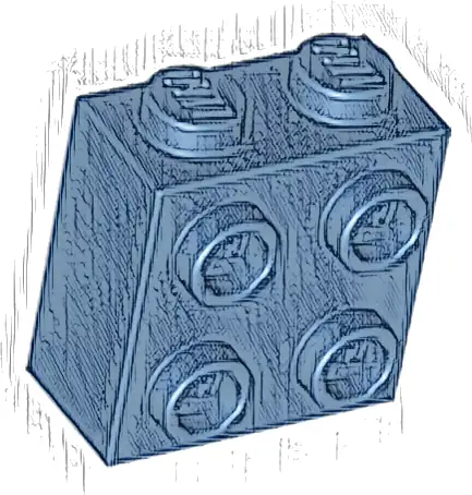 Brick, Modified 1 x 2 x 1 2/3 with Studs on Side