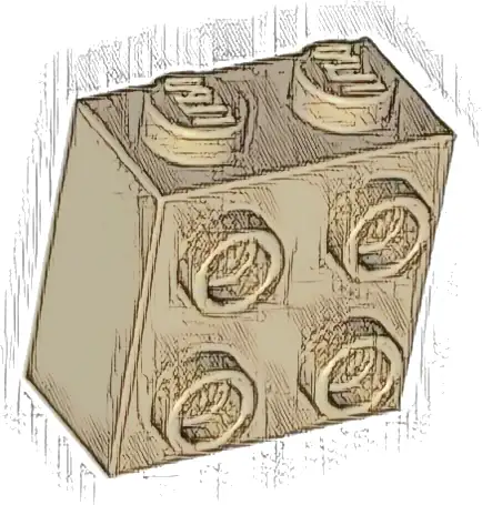 Brick, Modified 1 x 2 x 1 2/3 with Studs on Side