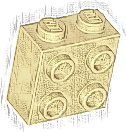 Brick, Modified 1 x 2 x 1 2/3 with Studs on Side