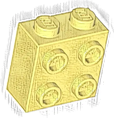 Brick, Modified 1 x 2 x 1 2/3 with Studs on Side