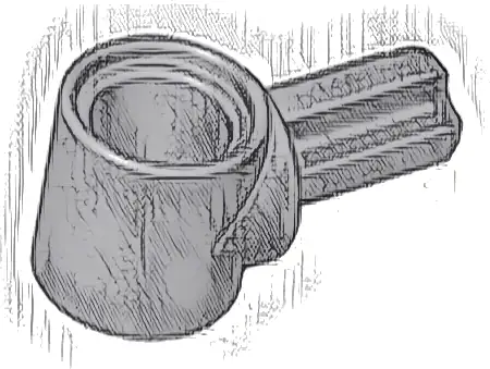 Technic, Axle and Pin Connector Hub with 1L Axle