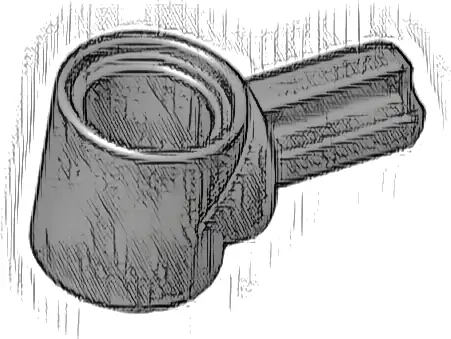Technic, Axle and Pin Connector Hub with 1L Axle