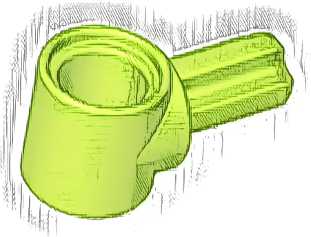 Technic, Axle and Pin Connector Hub with 1L Axle